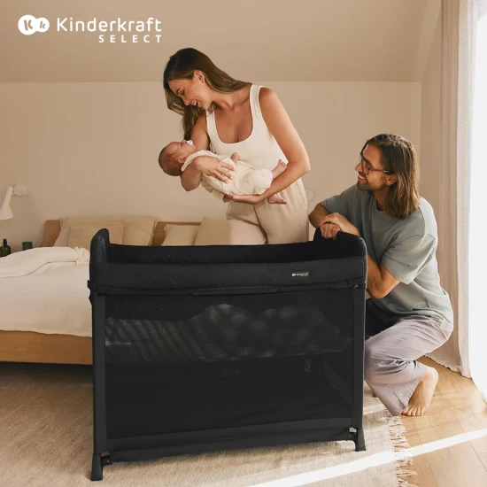 SELECT Utazóágy Moon Dream Black SELECT Utazóágy Moon Dream Black Kinderkraft KLMODR00BLK3000