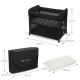 SELECT Utazóágy Moon Dream Black SELECT Utazóágy Moon Dream Black Kinderkraft KLMODR00BLK3000