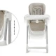 Etetőszék 3in1 Tulo Beige Kinderkraft KHTULO00BEG0000