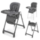 Etetőszék 3in1 Tulo Grey Kinderkraft KHTULO00GRY0000