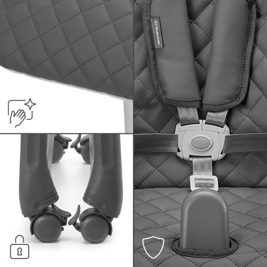 Etetőszék 3in1 Tulo Grey Kinderkraft KHTULO00GRY0000