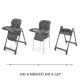 Etetőszék 3in1 Tulo Grey Kinderkraft KHTULO00GRY0000