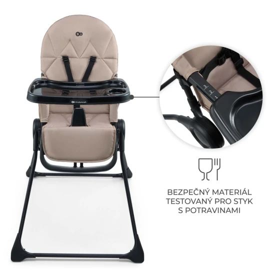 Etetőszék Binci Beige Etetőszék Binci Beige Kinderkraft KHBINC00BEG0000