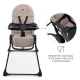 Etetőszék Binci Beige Etetőszék Binci Beige Kinderkraft KHBINC00BEG0000