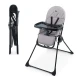 Etetőszék Binci Grey Kinderkraft KHBINC00GRY0000