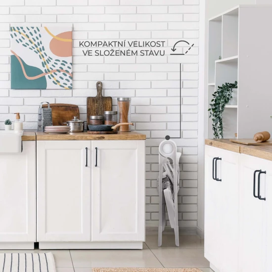 Etetőszék Binci Light Grey Kinderkraft KHBINC00LGR0000