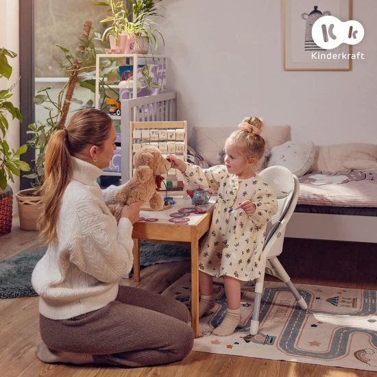 Etetőszék Dinnly 2in1 Beige Etetőszék Dinnly 2in1 Beige Kinderkraft KHDINN00BEG0000