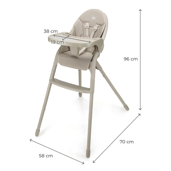 Etetőszék Dinnly 2in1 Beige Etetőszék Dinnly 2in1 Beige Kinderkraft KHDINN00BEG0000