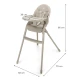 Etetőszék Dinnly 2in1 Beige Etetőszék Dinnly 2in1 Beige Kinderkraft KHDINN00BEG0000