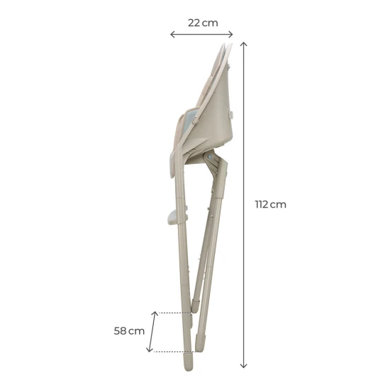 Etetőszék Dinnly 2in1 Beige Etetőszék Dinnly 2in1 Beige Kinderkraft KHDINN00BEG0000