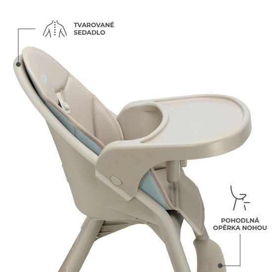 Etetőszék Dinnly 2in1 Beige Etetőszék Dinnly 2in1 Beige Kinderkraft KHDINN00BEG0000