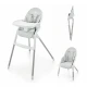 Etetőszék Dinnly 2in1 Grey Etetőszék Dinnly 2in1 Grey Kinderkraft KHDINN00LGR0000