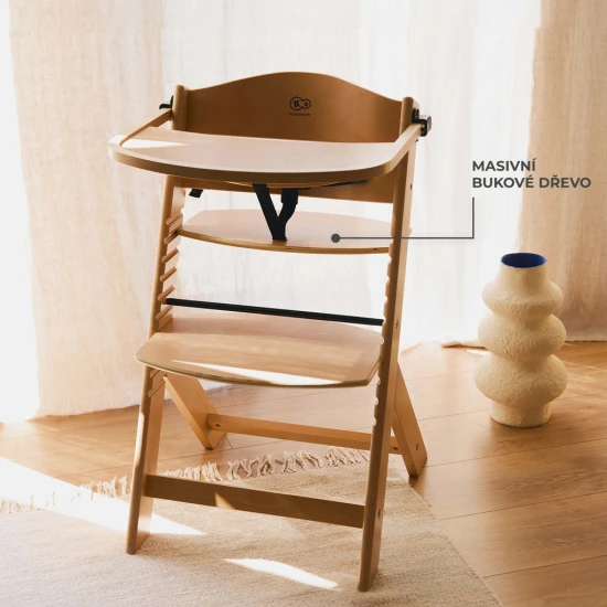 Etetőszék Enock Black Kinderkraft KHENOC00BLK0000