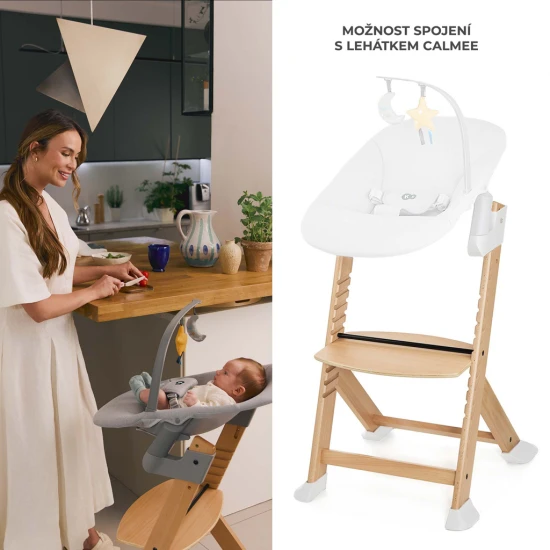Etetőszék Enock Black Kinderkraft KHENOC00BLK0000