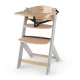 Etetőszék Enock Grey wooden, Premium Kinderkraft KKKENOCGRY0000
