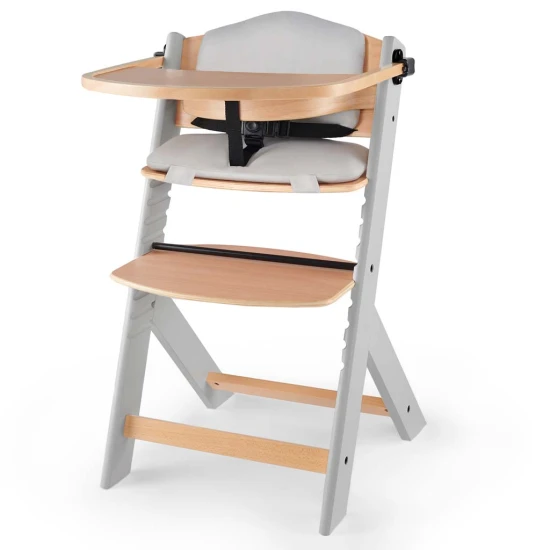 Etetőszék Enock párnázással Grey wooden, Premium Etetőszék Enock párnázással Grey wooden, Premium Kinderkraft KHENOC0PGRY0000