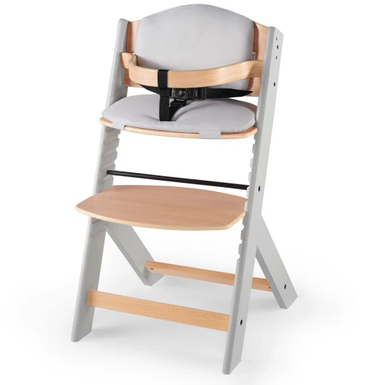 Etetőszék Enock párnázással Grey wooden, Premium Etetőszék Enock párnázással Grey wooden, Premium Kinderkraft KHENOC0PGRY0000