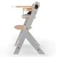 Etetőszék Enock párnázással Grey wooden, Premium Etetőszék Enock párnázással Grey wooden, Premium Kinderkraft KHENOC0PGRY0000