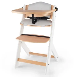 Etetőszék Enock párnázással White wooden, Premium