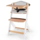 Etetőszék Enock párnázással White wooden, Premium Etetőszék Enock párnázással White wooden, Premium Kinderkraft KHENOC0PWHT0000