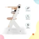 Etetőszék Enock párnázással White wooden, Premium Etetőszék Enock párnázással White wooden, Premium Kinderkraft KHENOC0PWHT0000