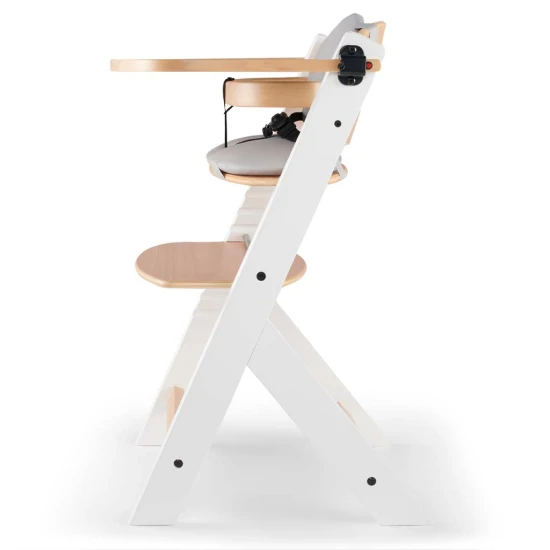 Etetőszék Enock párnázással White wooden, Premium Etetőszék Enock párnázással White wooden, Premium Kinderkraft KHENOC0PWHT0000
