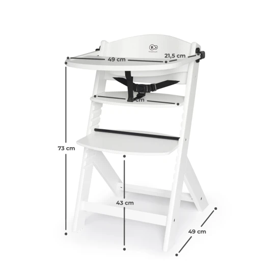 Etetőszék Enock White Etetőszék Enock White Kinderkraft KKKENOCWHTF000