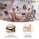 Etetőszék Enock Wooden Kinderkraft KKKENOCNAT0000