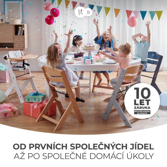Etetőszék Enock Wooden Kinderkraft KKKENOCNAT0000