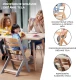 Etetőszék Enock Wooden Kinderkraft KKKENOCNAT0000