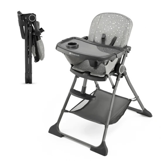 Etetőszék Foldee Grey Kinderkraft KHFOLD00GRY0000