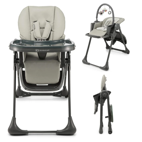 Etetőszék Tummie grey Kinderkraft KHTUMM00GRY0000