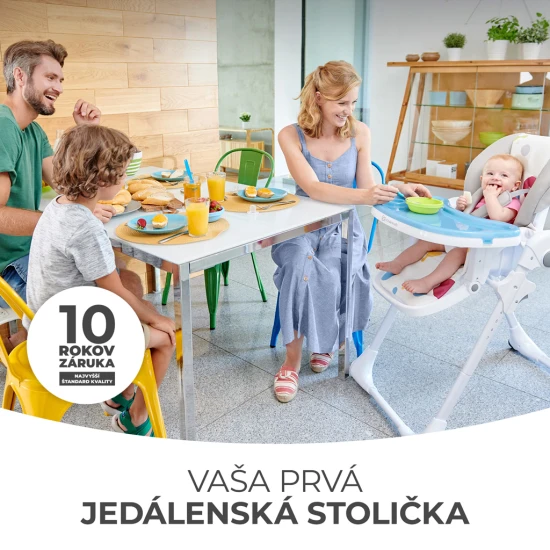 Etetőszék Yummy Grey Kinderkraft KKKYUMMGRY0000