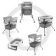 Pelenkázó fürdetőkáddal Bubbly Grey Pelenkázó fürdetőkáddal Bubbly Grey Kinderkraft KABUBB00GRY0000