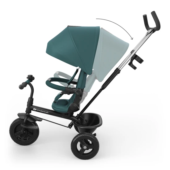 Tricikli Aston 2 Plus Green, 9m+ Tricikli Aston 2 Plus Green, 9m+ Kinderkraft KRASTO02GREPL00