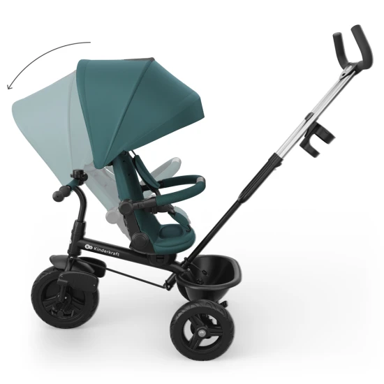 Tricikli Aston 2 Plus Green, 9m+ Tricikli Aston 2 Plus Green, 9m+ Kinderkraft KRASTO02GREPL00