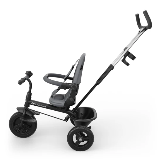 Tricikli Aston 2 Plus Grey, 9m+ Tricikli Aston 2 Plus Grey, 9m+ Kinderkraft KRASTO02GRYPL00