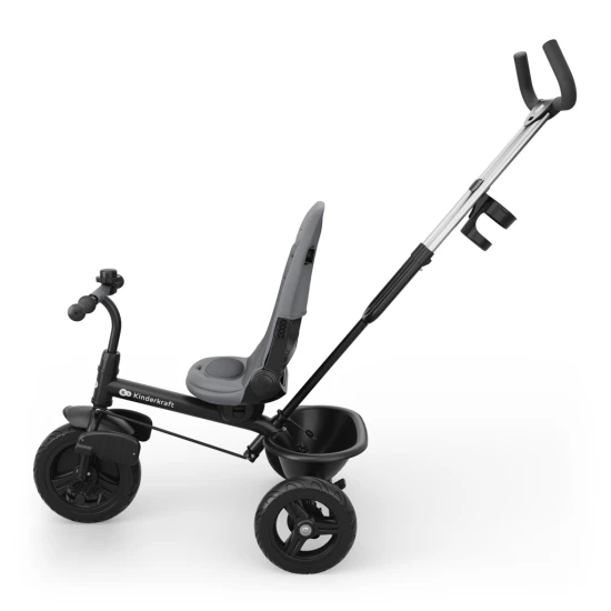 Tricikli Aston 2 Plus Grey, 9m+ Tricikli Aston 2 Plus Grey, 9m+ Kinderkraft KRASTO02GRYPL00