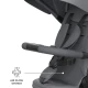 Tricikli Aston 2 Plus Grey, 9m+ Tricikli Aston 2 Plus Grey, 9m+ Kinderkraft KRASTO02GRYPL00