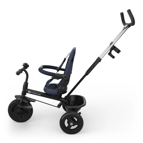 Tricikli Aston 2 Plus Navy, 9m+ Tricikli Aston 2 Plus Navy, 9m+ Kinderkraft KRASTO02NAVPL00