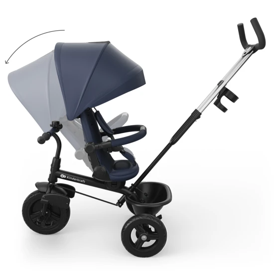 Tricikli Aston 2 Plus Navy, 9m+ Tricikli Aston 2 Plus Navy, 9m+ Kinderkraft KRASTO02NAVPL00