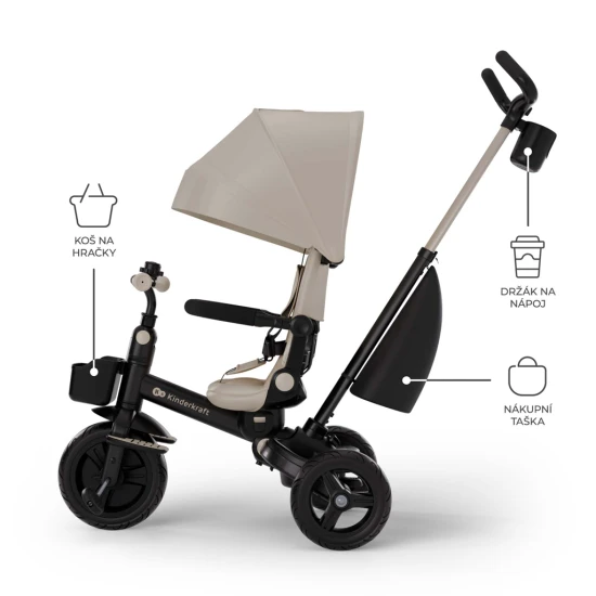 Tricikli Aveo 2 Plus Beige Tricikli Aveo 2 Plus Beige Kinderkraft KRAVEO02BEG0000