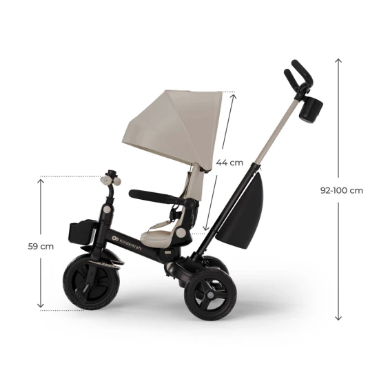 Tricikli Aveo 2 Plus Beige Tricikli Aveo 2 Plus Beige Kinderkraft KRAVEO02BEG0000