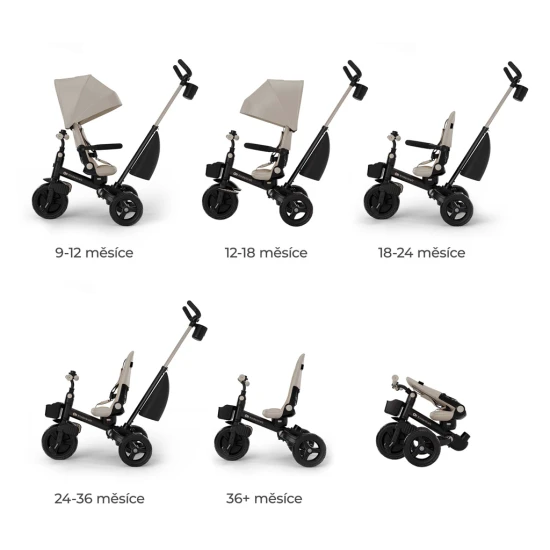 Tricikli Aveo 2 Plus Beige Tricikli Aveo 2 Plus Beige Kinderkraft KRAVEO02BEG0000