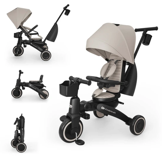 Tricikli Jazz 3 Beige, 9m+ Tricikli Jazz 3 Beige, 9m+ Kinderkraft KRJAZZ03BEG0000