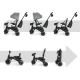Tricikli Jazz 3 Grey, 9m+ Tricikli Jazz 3 Grey, 9m+ Kinderkraft KRJAZZ03GRY0000