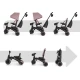 Tricikli Jazz 3 Pink, 9m+ Kinderkraft KRJAZZ03PNK0000