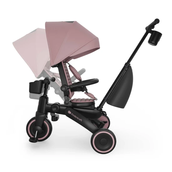 Tricikli Jazz 3 Pink, 9m+ Kinderkraft KRJAZZ03PNK0000