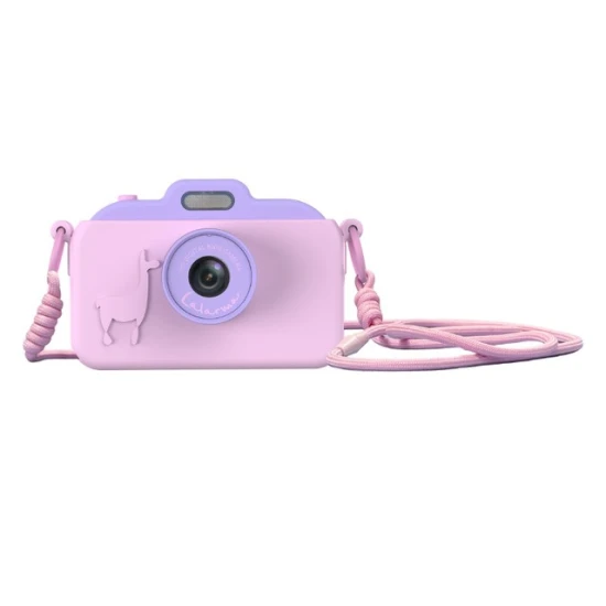 Játékos gyerekkamera rózsaszín/lila - szórakozás, kreativitás és felejthetetlen pillanatok.