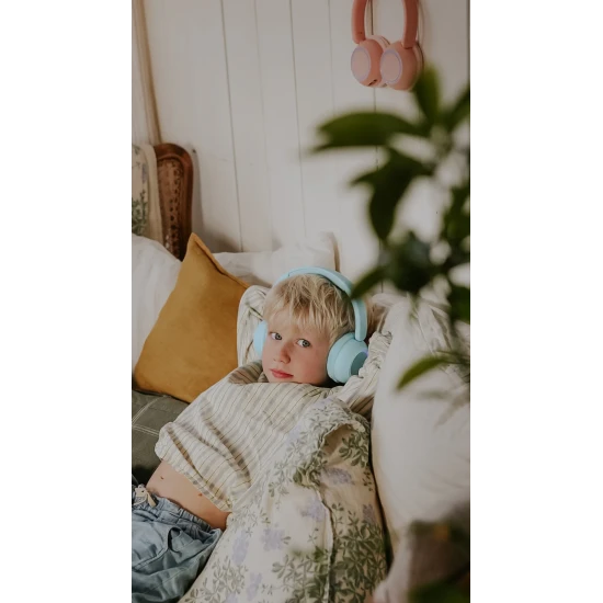 Lalarma vezeték nélküli fejhallgató RGB világítással - kényelem, stílus és biztonságos hangzás gyerekeknek és tinédzsereknek